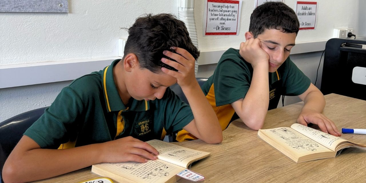 Granville Boys High School Macqlit literacy program